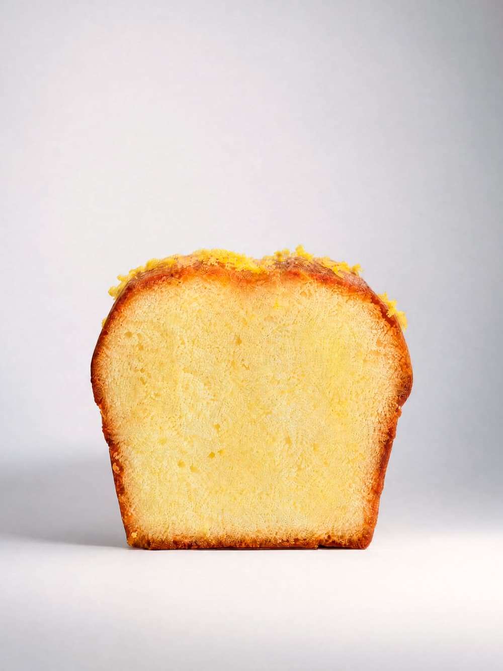 Cake citron en coupe